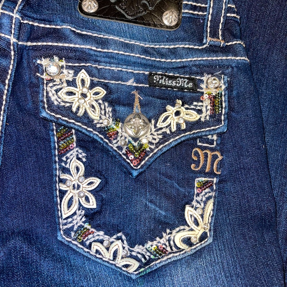 Girls Miss Me Capris Size 14